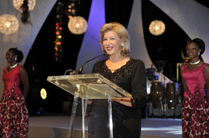 Dîner-gala Children of Africa: Dominique Ouattara mobilise 303 millions de Fcfa